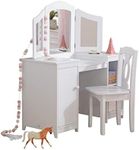 KidKraft Deluxe Wooden Vanity Table