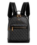 GUESS Men's Keith Designer, Backpack, Laptop, Coal, Large