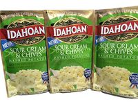 Idahoan Mashed Potatoes, Sour Cream & Chives, 4oz, 6-Pk