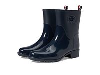 Tommy Hilfiger Women's Kraig Rain Boot, Navy Blue, 8