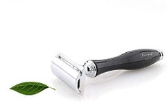 Haryali London Safety Razor - Double Edge Safety Razor - Elegant and Unique Design Safety Razors - Safety Razors for Men and Women - Multiple Colors (Black)