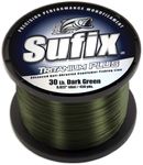 Sufix Tritanium Plus 1/4-Pound Spool Size Fishing Line (Dark Green, 30-Pound)