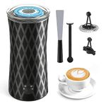 Milk Frother Electric, Morpilot 4 in 1 Hot & Cold Milk Foamer, Automatic Milk Steamer, 240ml, 400w, Strix Temperature Controls, Silent Operation, Ideal for Coffee, Latte, Cappuccino