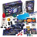 Original Stationery Space Science Kit, Solar System Kit with a Rocket, Outer Space Craft Stickers and More to Make a Moon Spinner and a Solar System, Fun Gift Idea and Space Toys for Boys and Girls