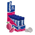 Nuun Ultra Hydration Tablets, Raspberry, 8 Pack (80 Tablets)