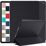 DuraSafe Cases for iPad 10th Gen 2022 10.9 Inch [iPad 10 ] A2696 A2757 A2777 MPQ13HN/A MPQ33HN/A MPQ03HN/A MPQ23HN/A MPQ93HN/A MPQC3HN/A MPQ83HN/A with Soft Silicone Back and Flip Stand Cover - Black