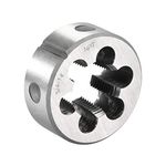 uxcell 3/4"-14 NPT Round Die, Machine Thread Right Hand Threading Die, High Speed Steel (HSS) Screw Thread Cutting Die