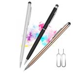 Capacitive Stylus Pens for Touch Screens-2 in 1 Stylists Pens，Universal Touch Screens Stylus Pen for iPad iPhone Tablets Samsung Galaxy All Universal Touch Screen Devices(3 Pack)