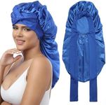 AWAYTR Long Satin Bonnet for Braids