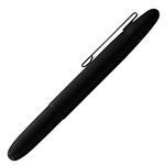 Fisher Space Pen Matte Black Bullet Space Pen with Clip, Clamshell (S400BCL)