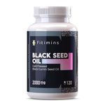 Black Seed Oil 2000mg Capsules | Cold-Pressed Virgin Oil | High Strength Black Cumin Seed Oil 20% Thymoquinone | Supports Hair & Skin Health | 2-Month Supply | 120 Softgel Supplements | Fitimins