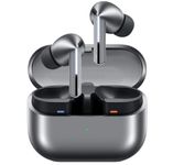 Samsung Galaxy in Ear Wireless Earbuds 3 Pro (Silver) with Galaxy Ai | Adaptive ANC | Real-Time Interpreter | 24-Bit Hi-Fi Audio | Up to 37H Battery | Ip57