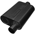 Flowmaster 942446 Super 44 Muffler - 2.25 Offset IN / 2.25 Center OUT - Aggressive Sound, Black