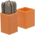 ImpressArt SCE1115-3mm Basic Bridgette Number Metal Stamps, 3mm