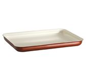 Tramontina 80110/055DS Style Ceramica 01 Baking Tray, 16 by 11-Inch, Metallic Copper by Tramontina