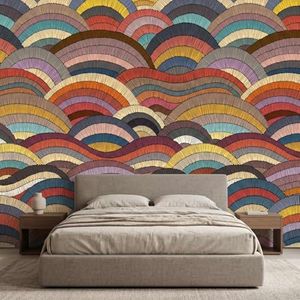 LOOWAP Boho Self Adhesive Mural Wallpaper for Bedroom Living Room Restaurant