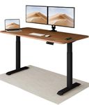 Desktronic Height Adjustable Desk 160 x 80 cm - Fast Dual Motor Sit Stand desk - Very Stable Electric Standing Desk - One-Piece Tabletop Stand Up Desk- Touchscreen controller Standing Desk