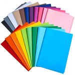 TUPARKA 60 Sheets Coloured Tissue Paper Bulk 20" x 14" Wrapping Tissue Paper 20 Assorted Colors Art Tissue Paper for Craft Floral Birthday Party Festival Gift Wrapping Decorative