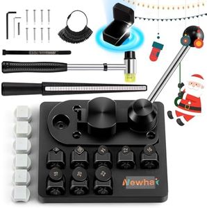 Newhai Upgraded Ring Bending Tool Ring Bender Machine for Jewelry Making Multi-Functional Ring Making Kit with Nylon Dies