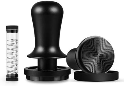 MHW-3BOMBER 51mm Espresso Coffee Tamper, 30lbs Constant Pressure Espresso Hand Tamper with Sound Feedback for Barista, Extra 15lbs Spring Loaded, Fit 51mm Portafilter, Astra Tamper, T7016-OS