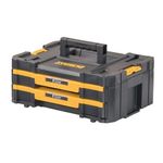 DEWALT TSTAK Tool Storage Organizer, Double Drawers (DWST17804) , Black