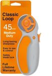 TEESTA Rotary Cutter | 45mm Classic Loop cutter Squeeze Handle with Safety Lock | Precise Cutting Ideal for Sewing Fabric Leather Quilting (1pc)