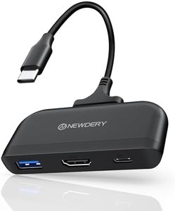 NEWDERY Switch 2 Dock, Switch 2 Docking Station with 4K@60HZ HDMI, 100W PD Port, USB-C to USB-A Converter 5Gbps, Compatible with Switch 1/2