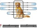 JOYTUTUS Dog Car Barrier, Pet Barrier Follow the Seat Movement 34"- 58" Width Adjustable SUV Dog Barrier for Back Seat, Vehicle Gate Heavy Duty, Ideal for Sedans SUVs Trucks MPVs