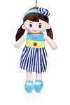 MABLE Cute Doll Super Soft Stuffed Doll 60cm, Washable Cuddly Plush Toy for Baby Girls, Spark Imaginative Play, Safe & Fun Gift for Kids, Perfect for Playtime & Cuddling, (Blue)