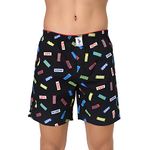 U.S. POLO ASSN. Men Relaxed Fit Printed IYAB Cotton Boxers - Pack of 1 (Black M)