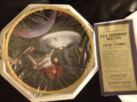 Star Trek: The Voyagers Plate Collection By the Hamilton Collection - U.S.S. Enterprise NCC 1701-A