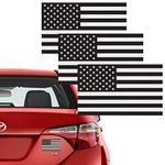 TOTOMO 3 Pack Subdued USA American Flag Decal 5"x3" Reflective Tactical US Military Army Navy Vinyl Bumper Sticker for Car Truck RV SUV Jeep Wrangler Boat Window Accessories #USF-04