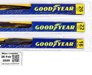 2010-2015 Lexus RX350 Replacement Wiper Blade Set/Kit (Set of 3 Blades) (Goodyear Wiper Blades-Premium) (2011,2012,2013,2014)