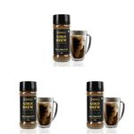 Bevzilla Gold Brew Instant Freeze Dried Coffee Powder – 95g Jar |Arabica Coffee | Best for Hot & Cold Brews | Best for Espresso, Cappuccino & Iced Coffee | No Preservatives | Unbreakable Jar