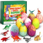 Dinosaur Toys Gifts for Kids Boys:Sanyi Bath Bombs for Kids with Dragon Toys Inside, Bubble Bath Advent Calendar 2024 Boys Christmas Stocking Stuffers for Kids Girls