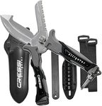 Cressi Alligator Scissor & Knife for Scuba Diving and Spearfishing