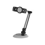 ULTRAPROLINK Jeeves Universal Table Top Mount | Black | Compatible with 4-13 Screen Phones & Tablets | Foldable, Desktop Stand & Holder | Multiple Viewing Angles with Adjustable Height | UM1085