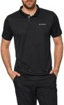 Columbia Men's Utilizer Polo, Black, Large