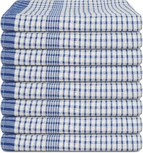 GABA Kitchen Towels 4 Pack 60x90cm, Pre Shrunk, Machine Washable, Everyday Basic Tea Towels, Bigger, Thicker, Better