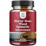 Advanced Horny Goat Weed Complex for Men - Nature's Craft Epimedium Rich Horny Goat Ginseng Maca Root Saw Palmetto and Tongkat Ali Supplement for Men - 3rd Party Lab Tested Extra Strength (180 caps)