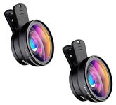 Lipzie Buy ONE GET ONE Camera Lens 0.45X Super Wide Angle & 12.5X Macro Phone Camera Lens for Android & Most Smartphones