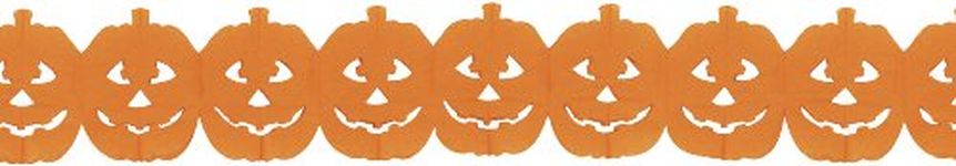 Beistle - 011114 - Jack-O-Lantern Garland- Pack of 12