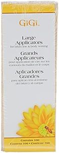GiGi Large Wax Applicators for Bikini Line and Body Waxing, 100 Pieces