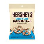 Hershey's Cookies n Cream Dipped Pretzels in White Creme and Cookie Bits Packet (120 g)