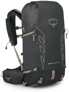Osprey Tempest Velocity 30L Women's Hiking Backpack, Dark Charcoal/Chiru Tan, WM/L