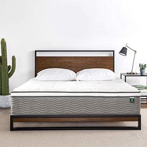 Zinus Queen Mattress iCoil Comfort Pocket Spring Foam Bed Mattress