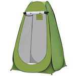 Portable Outdoor Instant Pop Up Tent For Privacy Camping Shower, Toilet & Changing Room by Denny International® (Green)