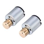 sourcing map Micro Mini Vibration Motors Strong Power DC 1.5V-3V 140mA 22.5x12mm Electric Vibrating Motor 2Pcs