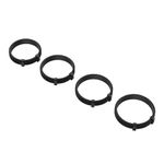 SMALLRIG Seamless Follow Focus Ring Set of 4, with AB Stop and Non-Slip Rubber, Standard M0.8 Focus Gear Ring, Compatible with SMALLRIG Follow Focus 3010B, 3850, 3781, 3918-4186