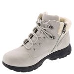 JBU by Jambu Women's Liza Water Resistant Ankle Boot, Stone White, 4.5 UK